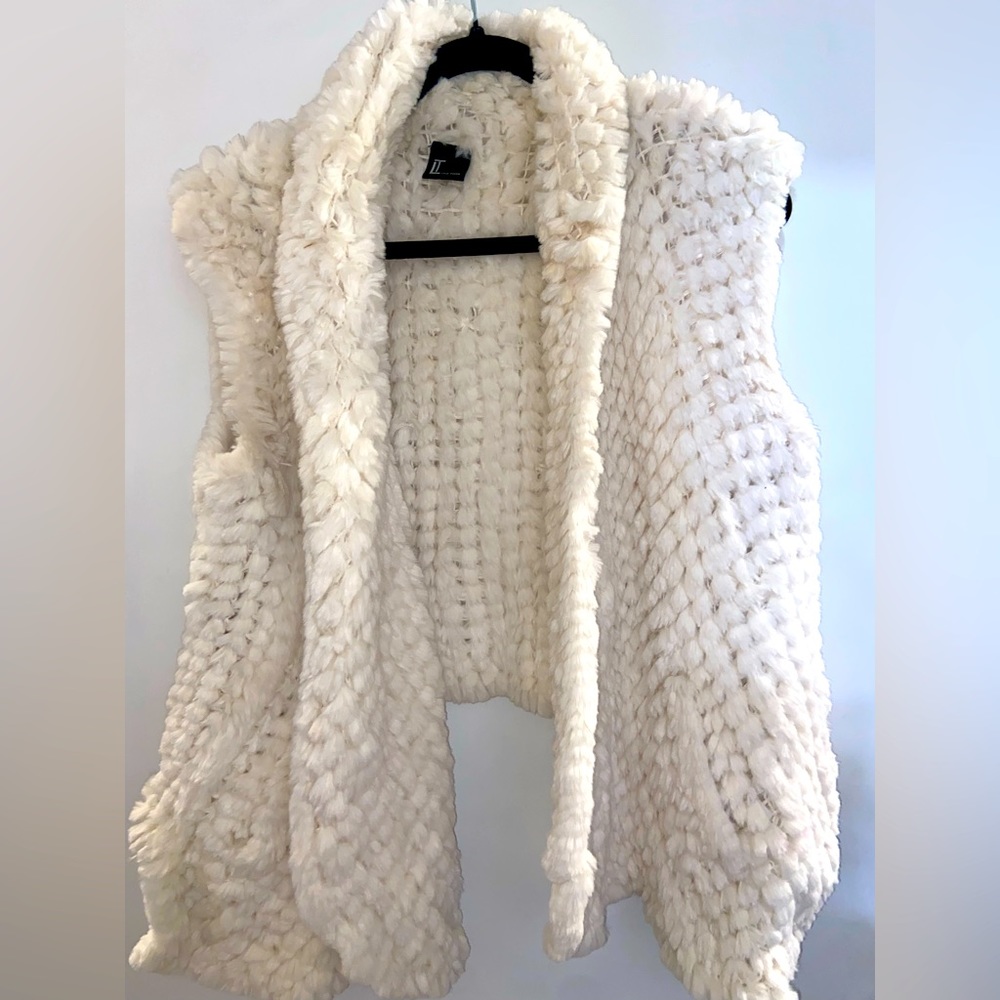 Faux fur vest